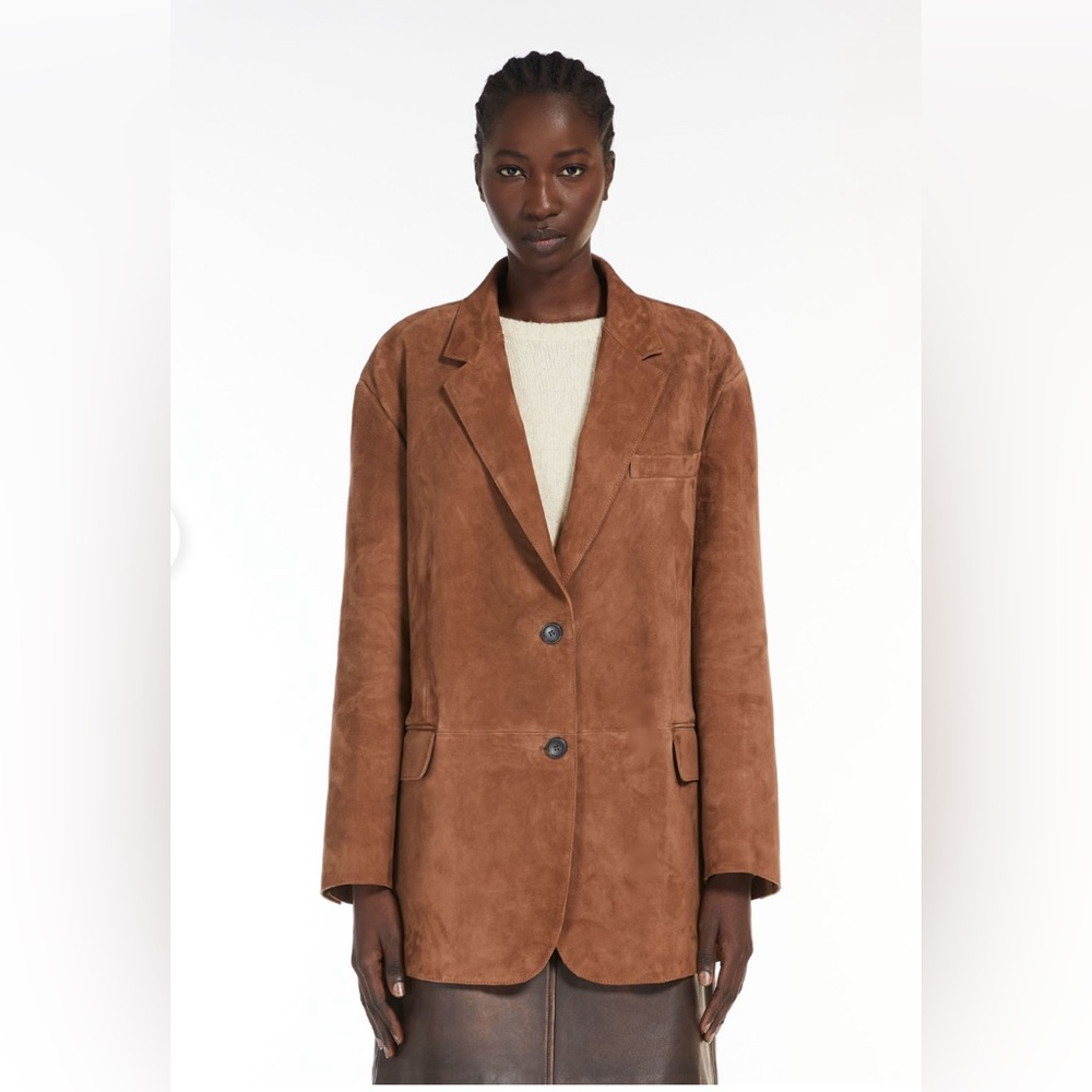 MaxMara Brown Leather Jacket